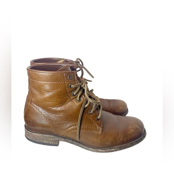 FRYE Men’s Tyler Lace-Up Boots Leather - Picture 3 of 12